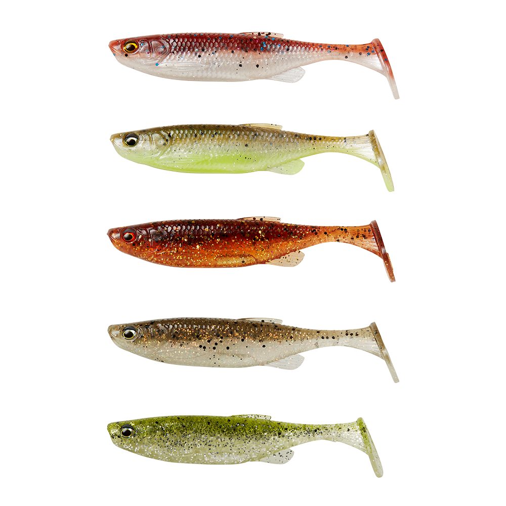 E-shop Savage Gear Gumová nástraha Fat Minnow T-Tail Clearwater Mix 5ks - 10,5cm 11g,Savage Gear Gumová nástraha Fat Minnow T-Tail Clearwater Mix 5ks - 10,5c