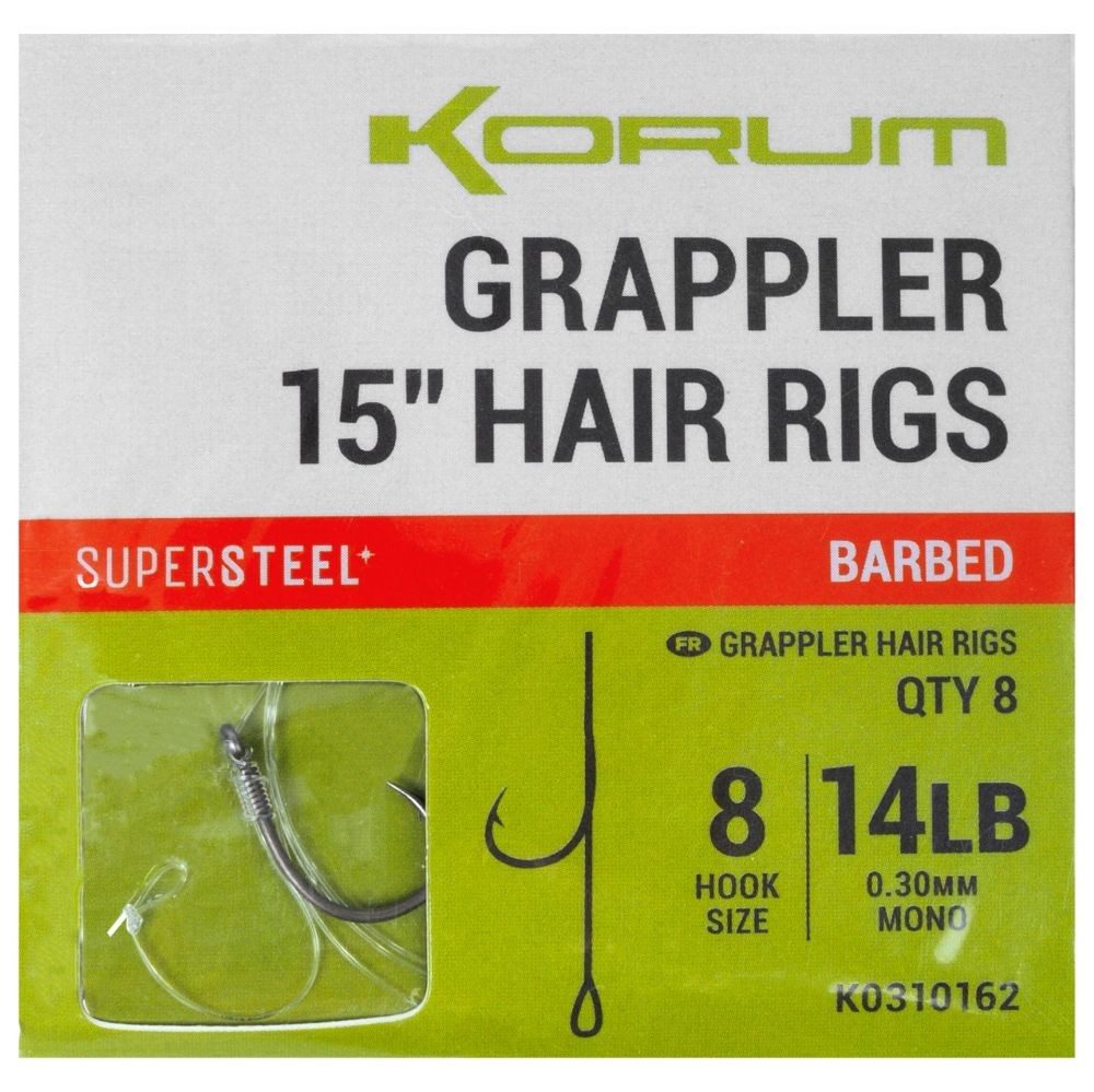 Korum Hotov� n�vazce Grappler Hair Rigs 15