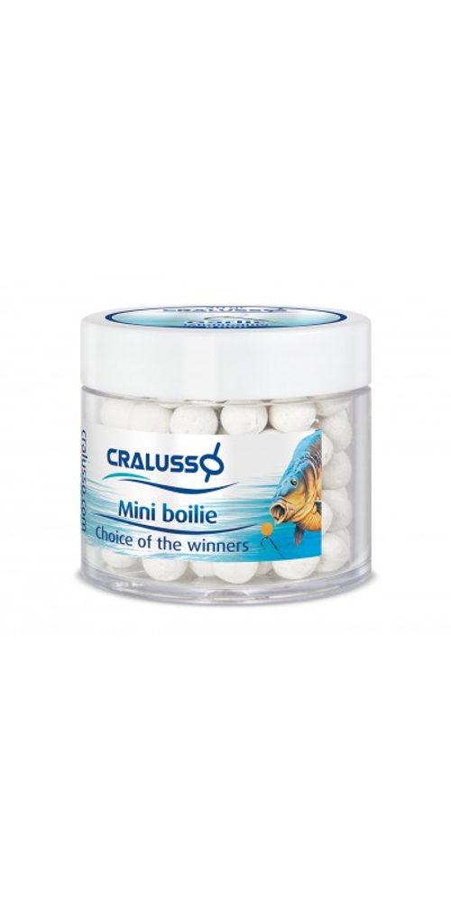 E-shop Cralusso Plovoucí Fluo Mini boilies bílé 8mm 20g - Česnek,Cralusso Plovoucí Fluo Mini boilies bílé 8mm 20g - Česnek