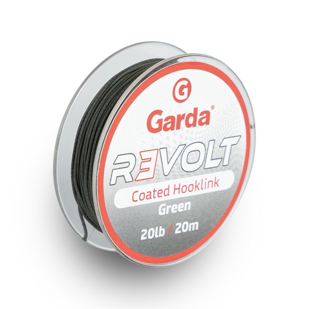 Garda Návazcová šňůra Revolt Coated Hooklink 20m - zelený 20lb,Garda Návazcová šňůra Revolt Coated Hooklink 20m - zelený 20lb