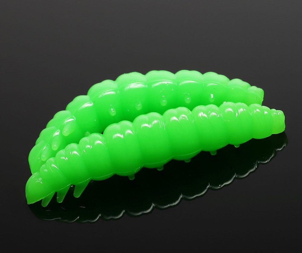 E-shop Libra Lures Larva Hot Green - 3,5cm 12ks,Libra Lures Larva Hot Green - 3,5cm 12ks