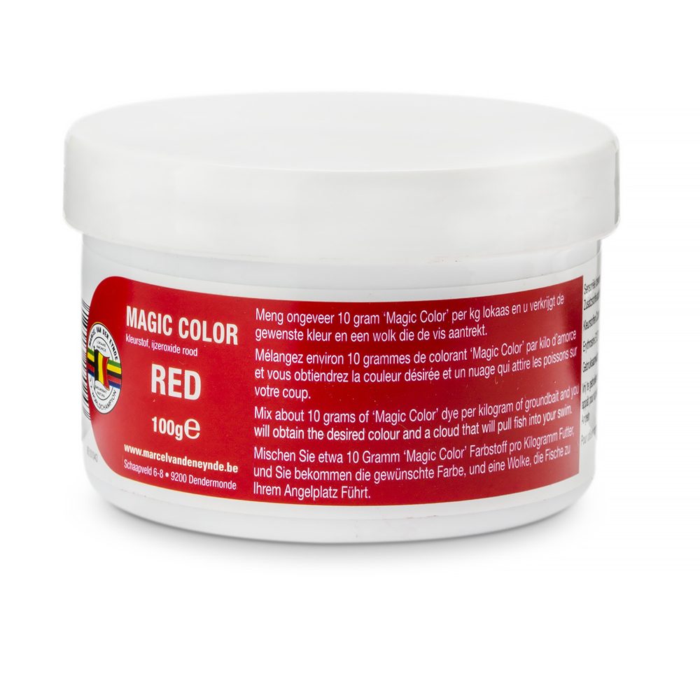 MVDE Barva do návnad Magic Color 100g - Red