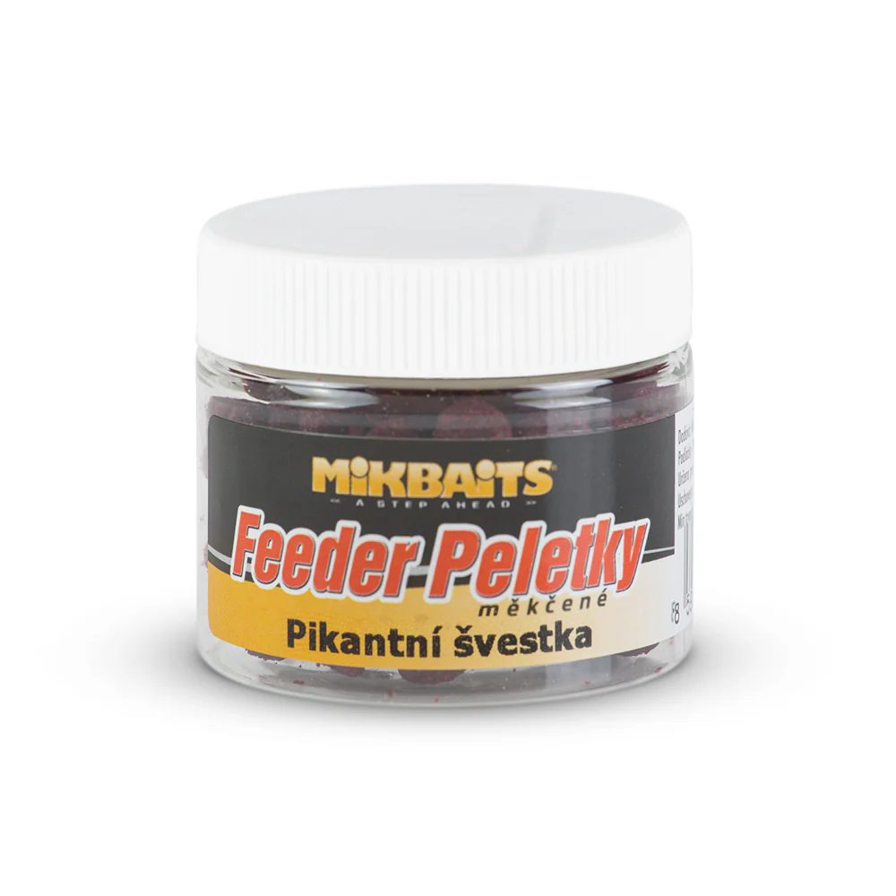 E-shop Mikbaits Měkčené feeder peletky 50ml - Pikantní švestka,Mikbaits Měkčené feeder peletky 50ml - Pikantní švestka