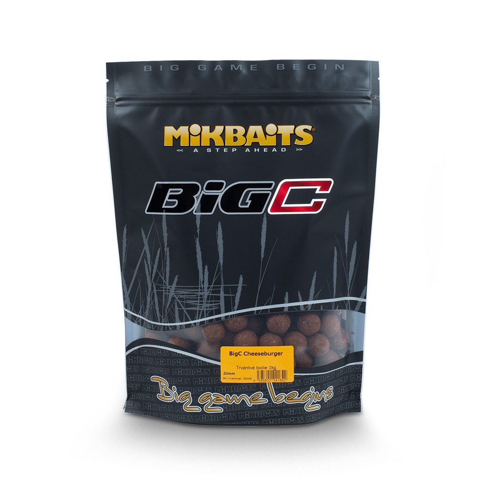 E-shop Mikbaits Boilie BigC Cheeseburger - 20mm 1kg,Mikbaits Boilie BigC Cheeseburger - 20mm 1kg