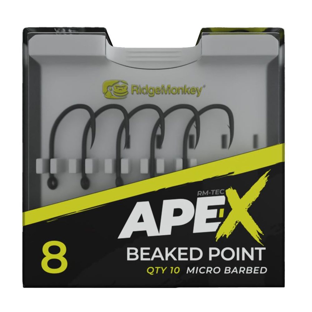 E-shop RidgeMonkey Háčky Ape-X Beaked Point Barbed 10ks,RidgeMonkey Háčky Ape-X Beaked Point Barbed 10ks