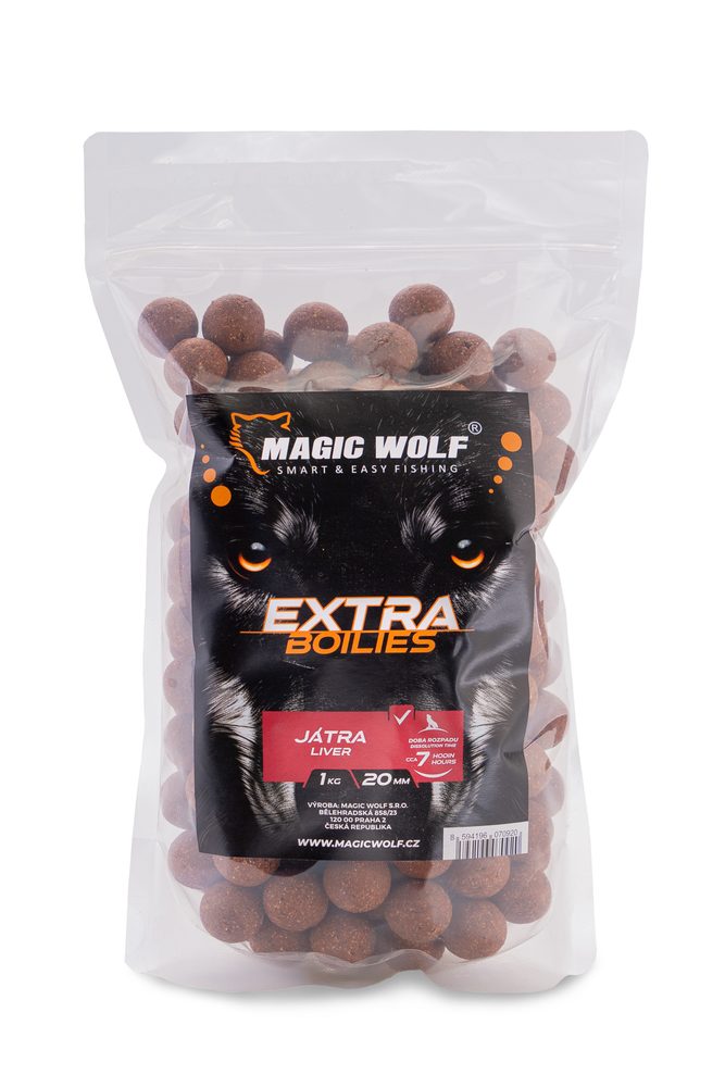 E-shop Magic Wolf Boilies Extra 1kg - Játra 24mm,Magic Wolf Boilies Extra 1kg - Játra 24mm
