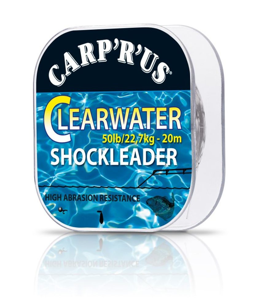E-shop Carp ´R´ Us Fluorocarbon Clearwater Shockleader 50lb 20m,Carp ´R´ Us Fluorocarbon Clearwater Shockleader 50lb 20m