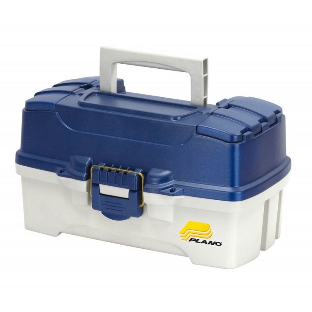 E-shop Plano Kufr 2 Tray Tackle Box Blue Metallic