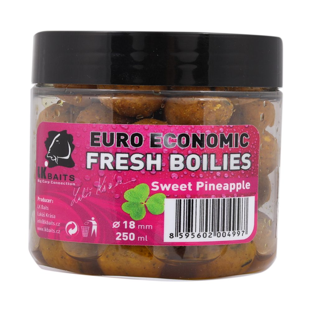 E-shop LK Baits Fresh Boilies Euro Economic 18mm 250ml - G8 Pineapple,LK Baits Fresh Boilies Euro Economic 18mm 250ml - G8 Pineapple