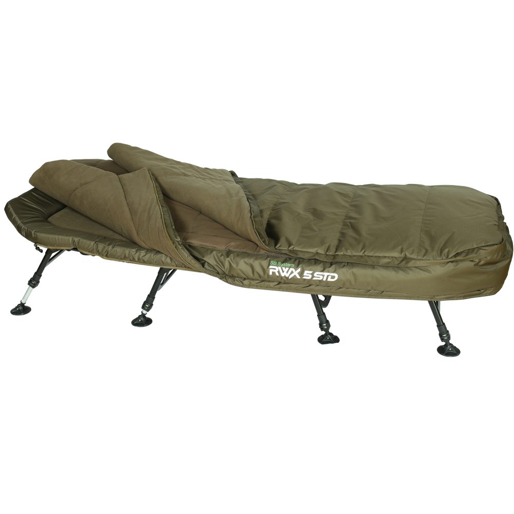 Giants fishing Rybářské lehátko + spací pytel Bedchair/Sleeping Bag System RWX 5 STD,Giants fishing Rybářské lehátko + spací pytel Bedchair/Sleeping B