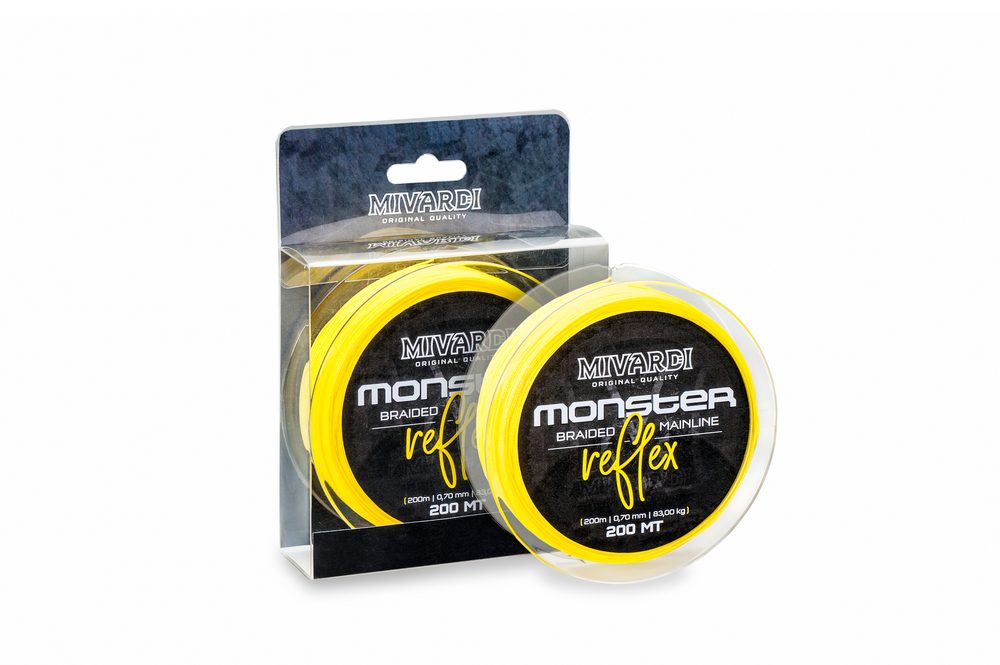 E-shop Mivardi Šňůra Monster Reflex Braid 200m - 0,60mm,Mivardi Šňůra Monster Reflex Braid 200m - 0,60mm