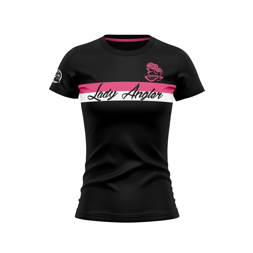 E-shop Hotspot Design Tričko Lady Angler s pruhy,Hotspot Design Tričko Lady Angler s pruhy