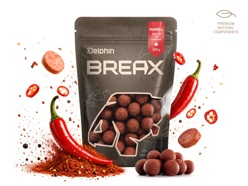 Delphin Boilies BreaX / HotHELL 300g - 20mm