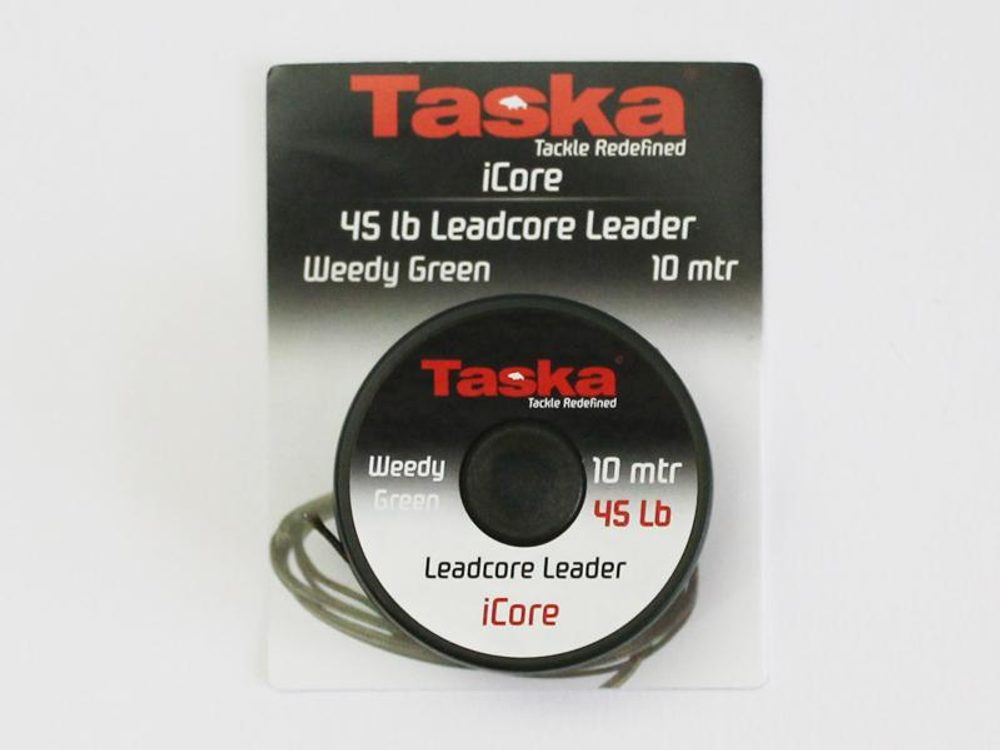 Taska iCore šňůra s olověným jádrem 10m - zelená 45lb