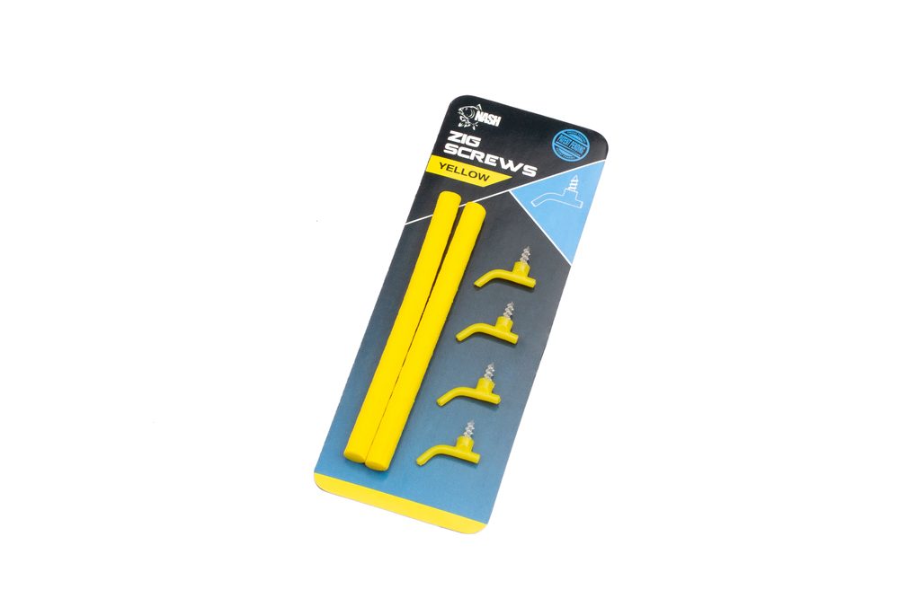 E-shop Nash Rovnátka Zig Screws 4ks - Žlutá,Nash Rovnátka Zig Screws 4ks - Žlutá