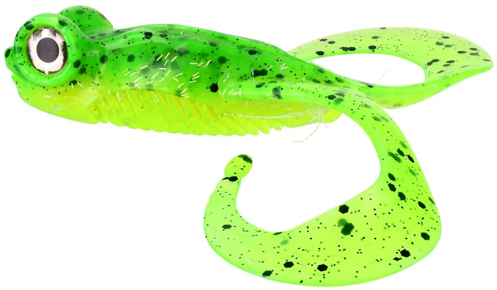 E-shop Gunki Gumová nástraha Bull Frog Lime Chart Pepper - 13cm 1ks,Gunki Gumová nástraha Bull Frog Lime Chart Pepper - 13cm 1ks