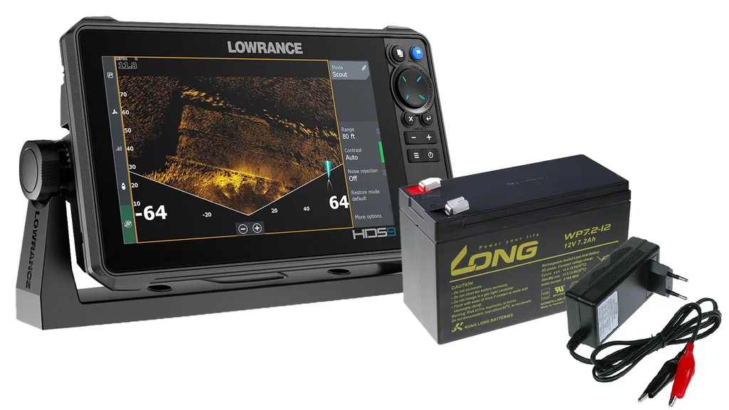 Lowrance HDS PRO 9 se sondou Active Imaging HD + baterie + nabíječka ZDARMA