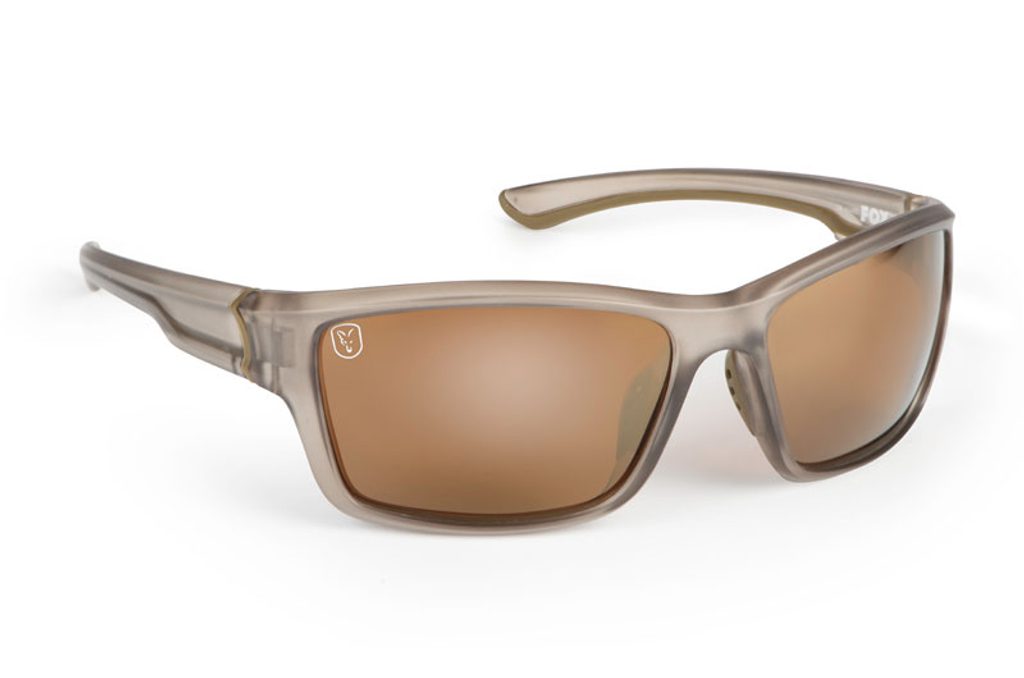 Fox Brýle Avius® Wraps Trans Khaki Frame Sunglasses Brown Mirror Lens | Chyť  a pusť