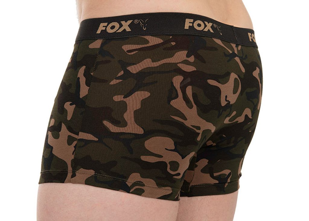 Fox Trenýrky Camo Boxers 3ks | Chyť a pusť