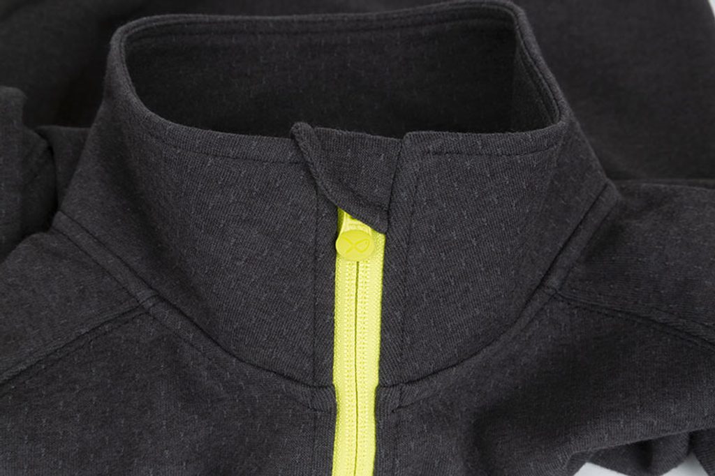 Matrix Mikina Minimal Black Marl 1/4 ZIP Sweater | Chyť a pusť