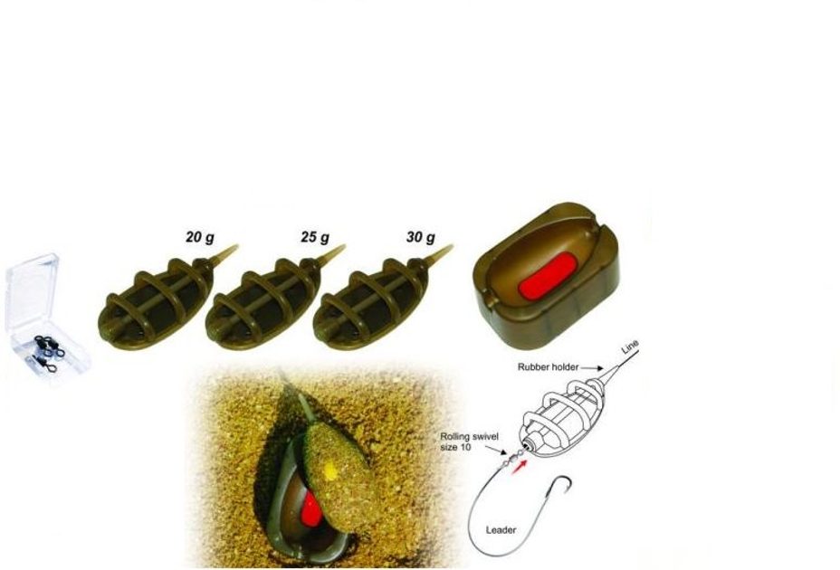 Extra Carp Method Feeder Set 3+1