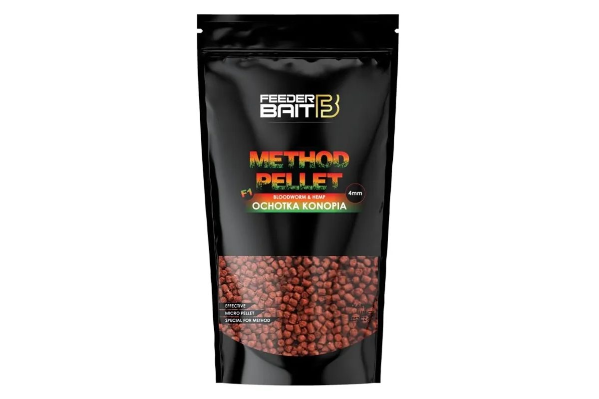 FeederBait Pelety Method Pellet 4mm 800g
