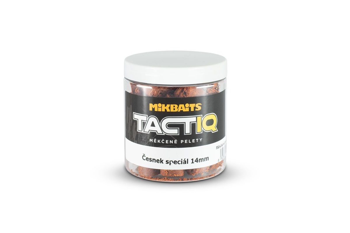 Mikbaits Měkčené pelety TactiQ Česnek speciál 250ml