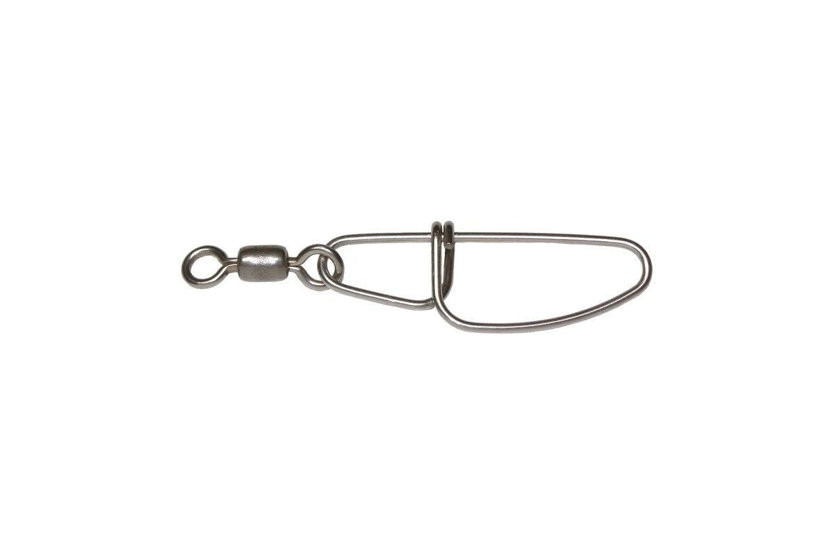 Zeck Karabinka s obratlíkem Stainless Steel Swivel + Snap 114kg 3ks