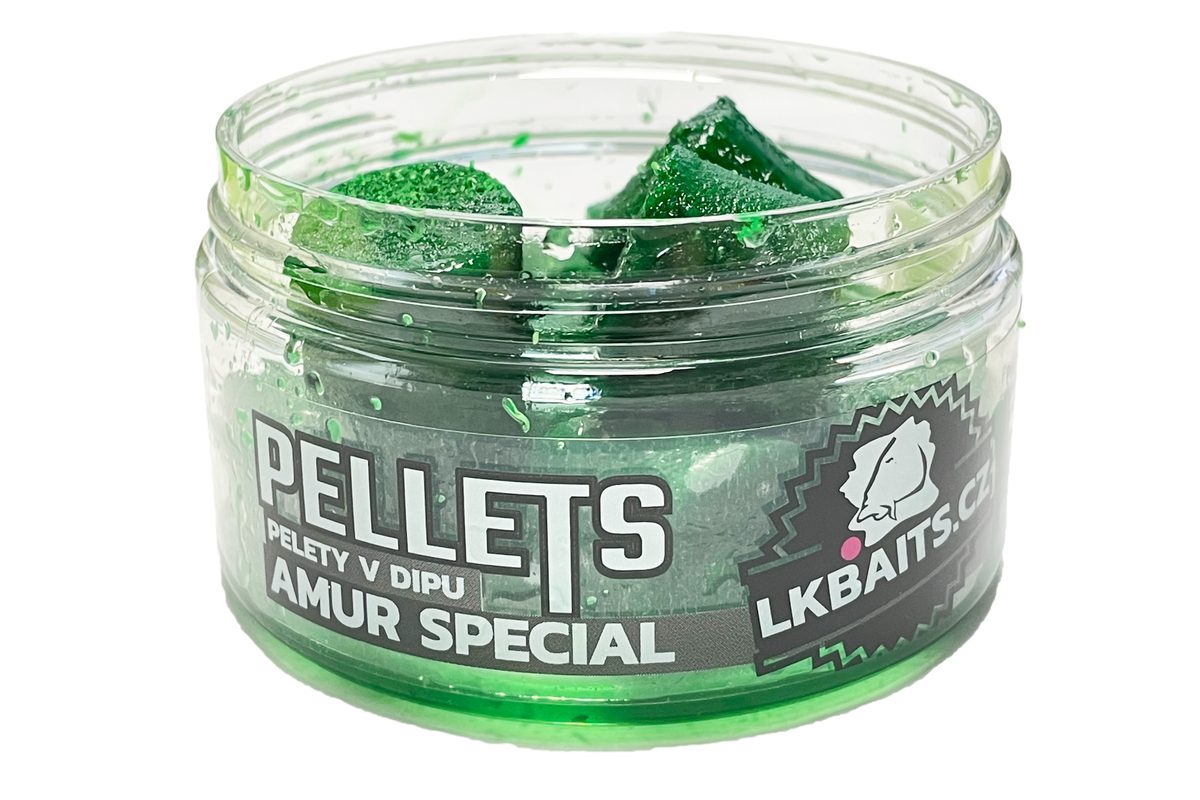 LK Baits Pelety v dipu Amur Special 12mm 60g