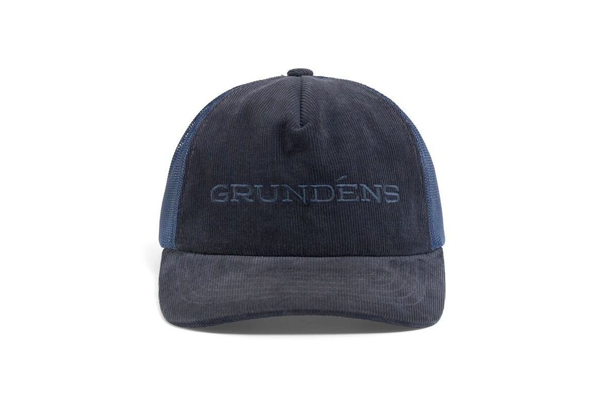 Grundéns Kšiltovka Cord Wordmark Trucker Navy O/S