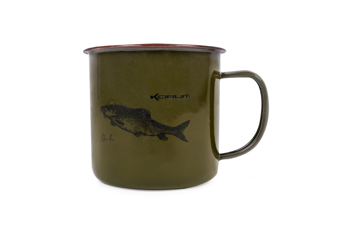 Korum Hrnek Classic Enamel Mug Barbel 330ml