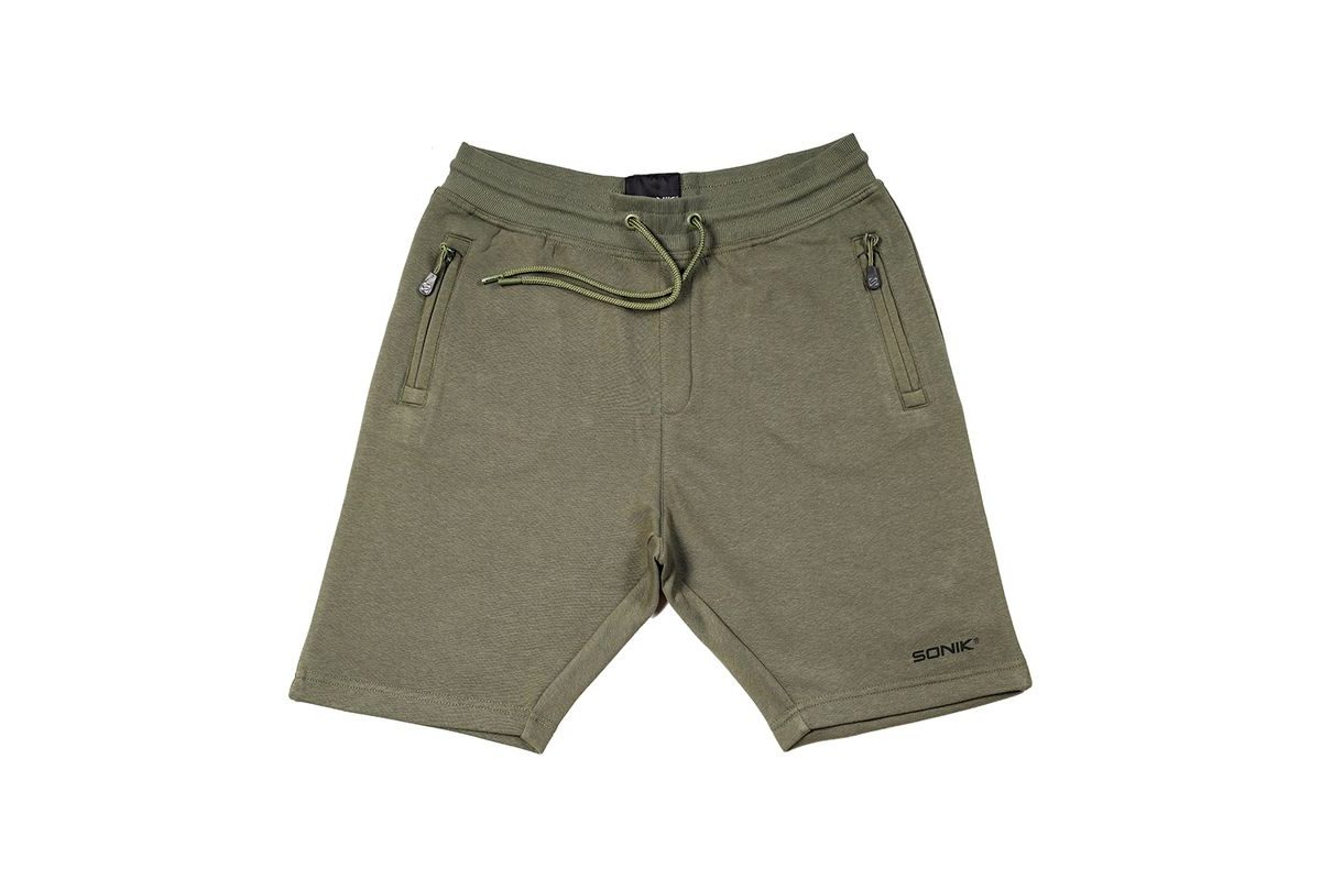 Sonik Kraťasy Green Fleece Shorts
