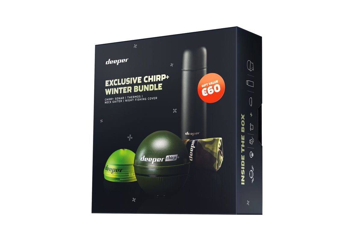 Deeper CHIRP+ Fishfinder nahazovací sonar Zimní edice