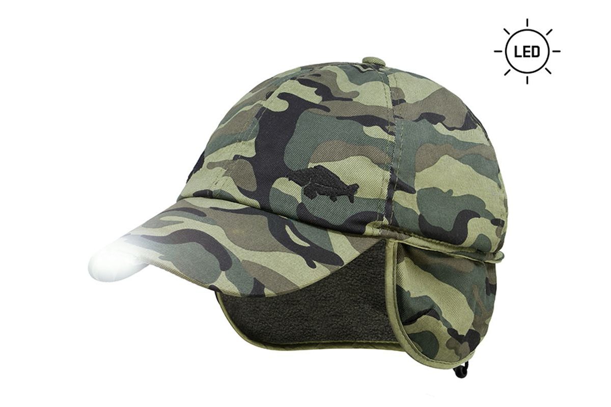 Delphin Zimná šiltovka LED OutLine Camo