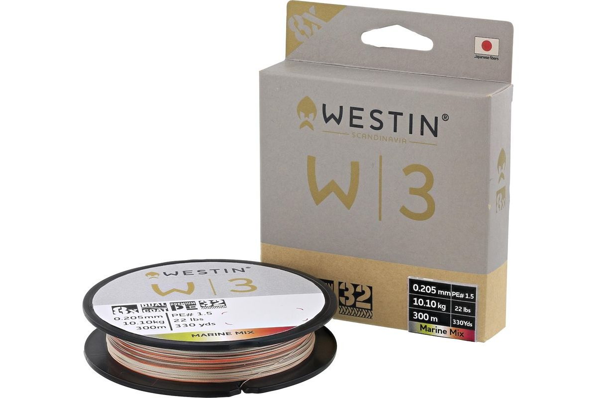 Westin Šnúra W3 Oceanic Swirl 8-Braid Marine Mix 300m