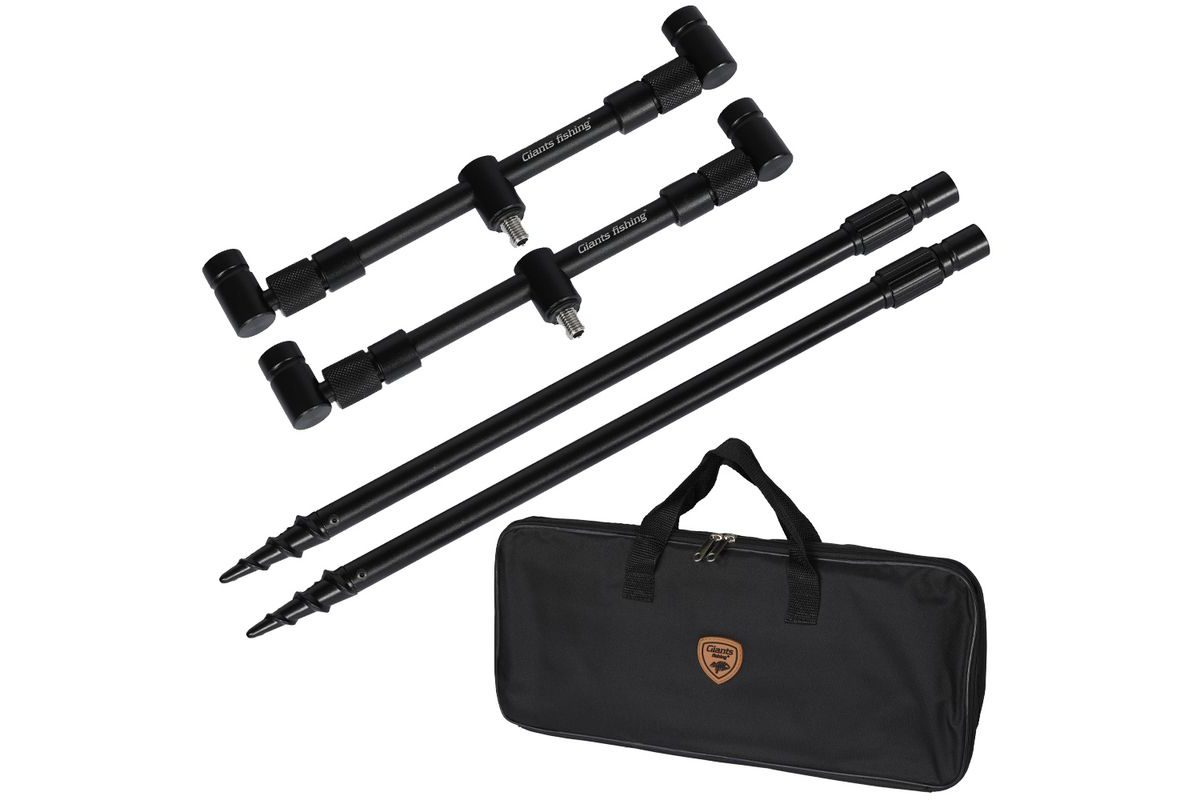 Giants Fishing Sada hrazd Gaube Buzzer Bar Set 2 Rods Black