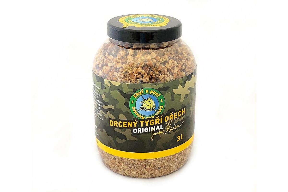 Chyť a pusť Drcený tygří ořech Original 3l