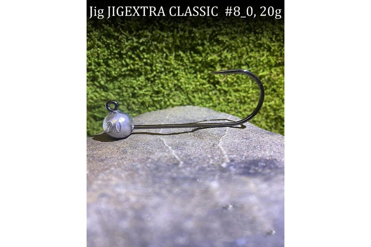 Jigovky Jigové hlavičky Jigextra Classic veľ.8/0 3ks