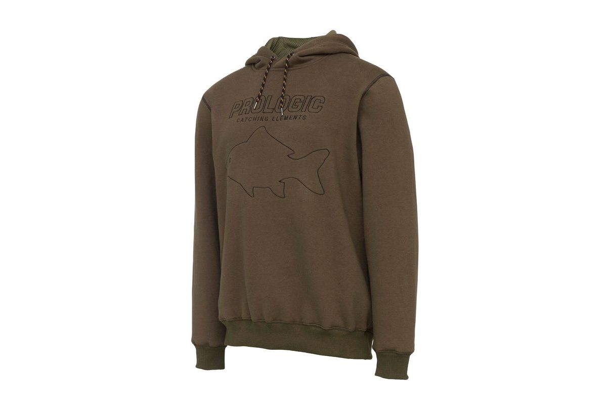 Prologic Mikina Mega Fish Hoodie Army Green