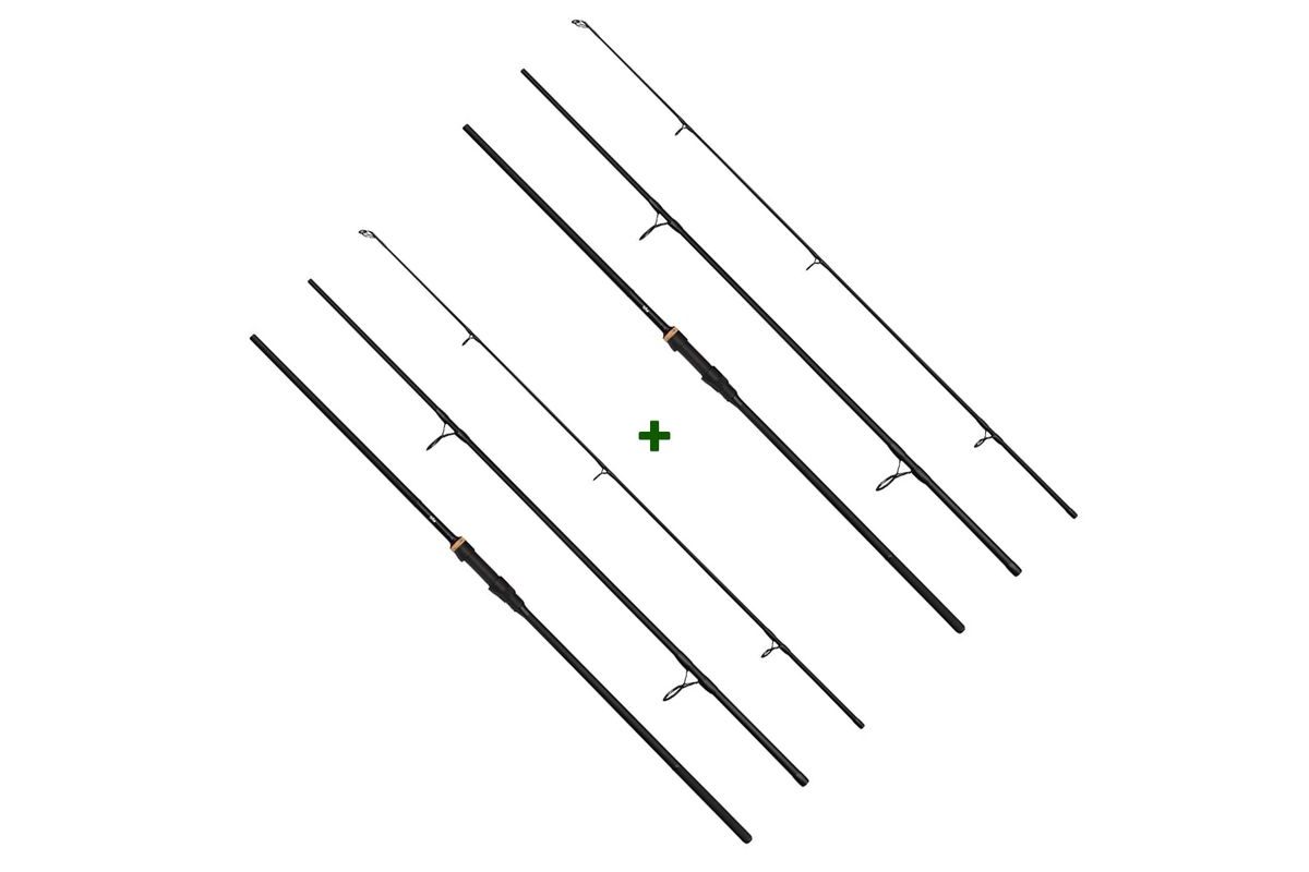 DAM Prút Iconic2 Carp 12ft 3,6m 3lb 50mm 3diel Akcia 1+1!