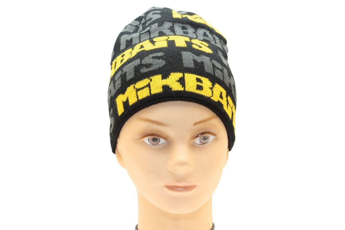 Mikbaits Čiapka čierno/šedo/žltá