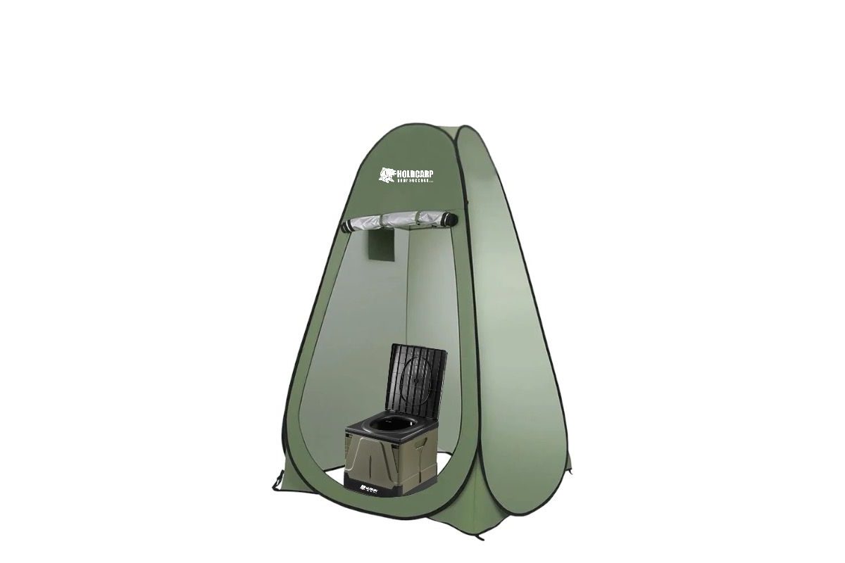 Holdcarp Set Skládací přenosná toaleta Portable Toi BIG + Toilet & Shower Tent