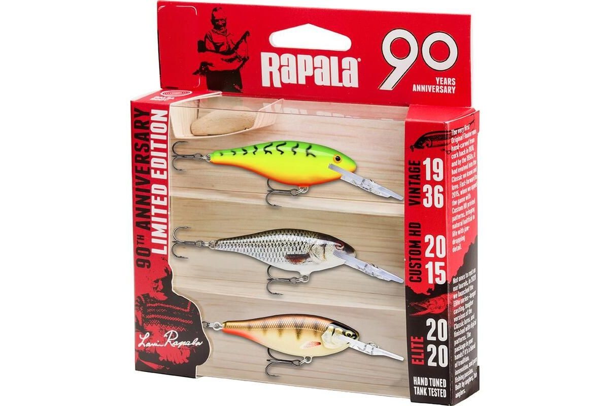 Rapala Wobler 90 Years Lure Kit Shad Rap