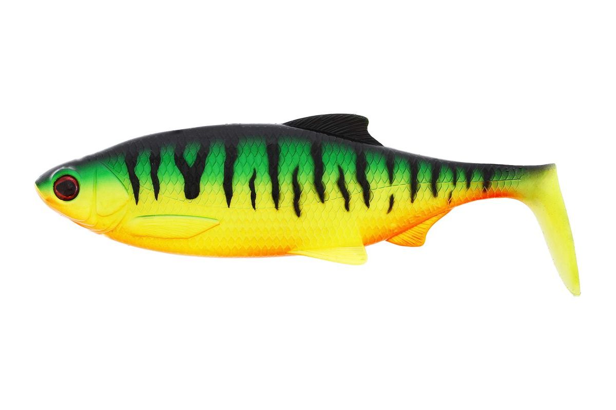 Westin Gumová nástraha Ricky the Roach Shadtail Firetiger