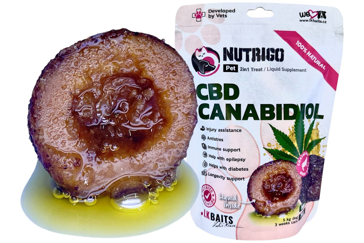 LK Baits Pet Doplněk stravy Nutrigo Dog Supplement CBD Canabidiol