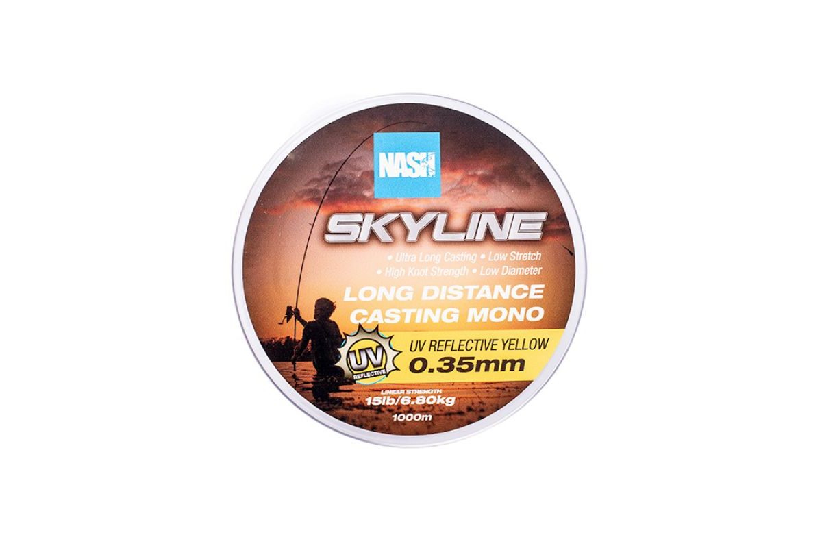 Nash Vlasec Skyline Mono UV Yellow 1000m