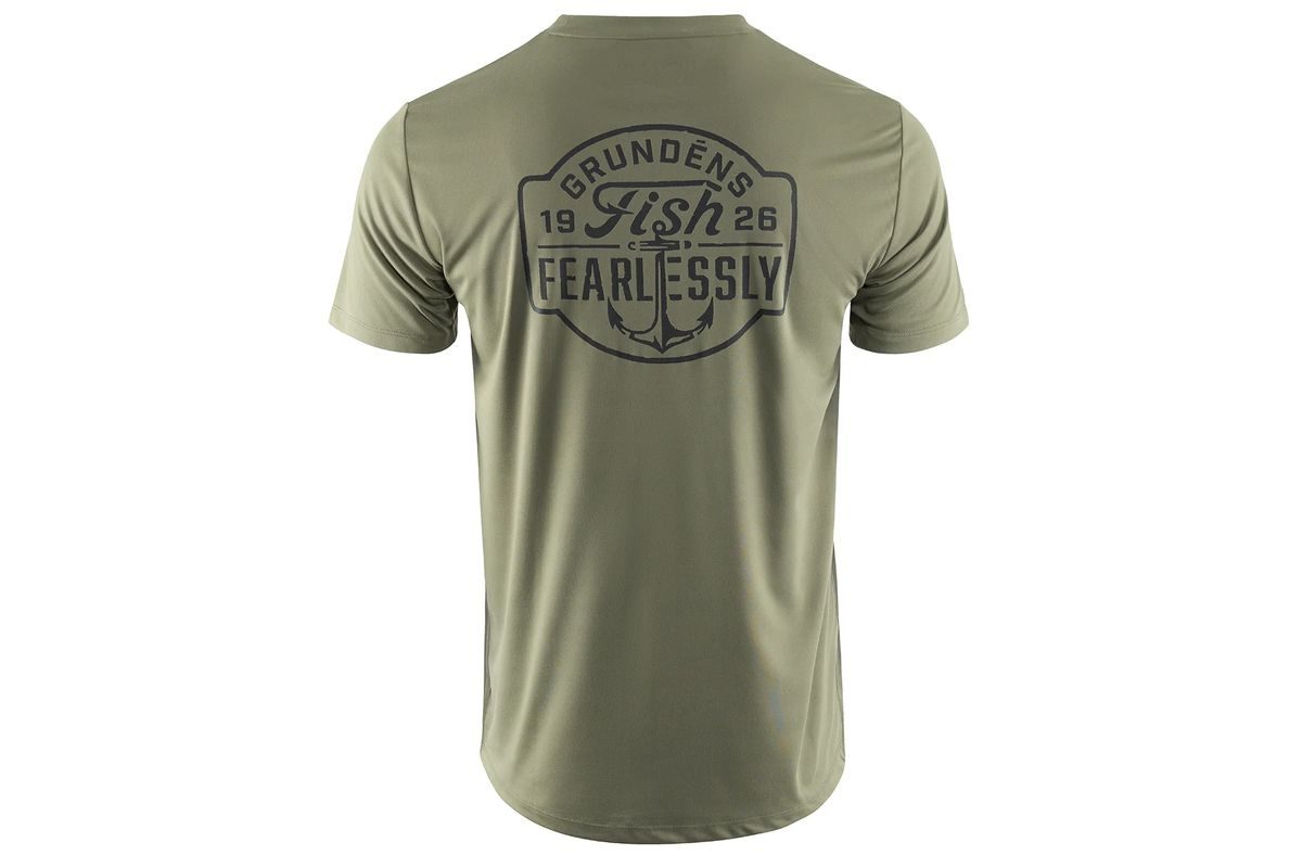 Grundéns UV Triko Fish Fearlessly SS Tech Tee Forest