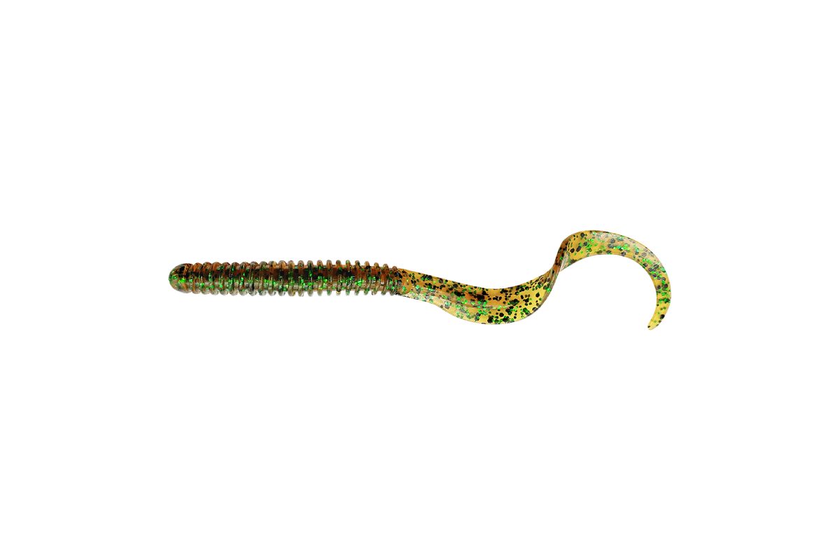 Savage Gear Gumová nástraha Rib Worm Green Pumpkin 10ks