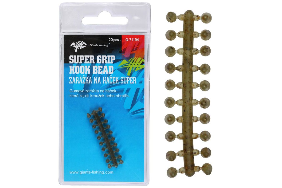 Giants fishing Zarážka na háček Super Grip Hook Bead 20ks
