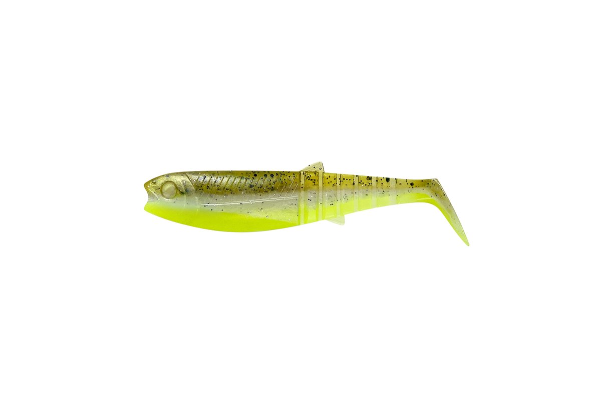 Savage Gear Gumová Nástraha Cannibal Shad Green Pearl Yellow 2ks